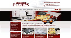 Desktop Screenshot of northernplasticsusa.com